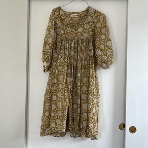 Daughters of India Block Print Dress, size Medium